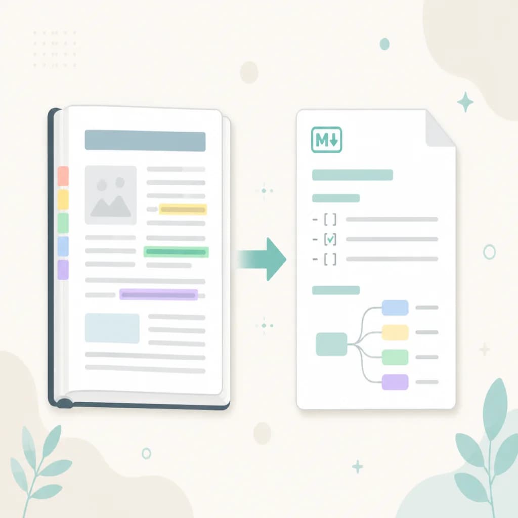 Educational materials conversion